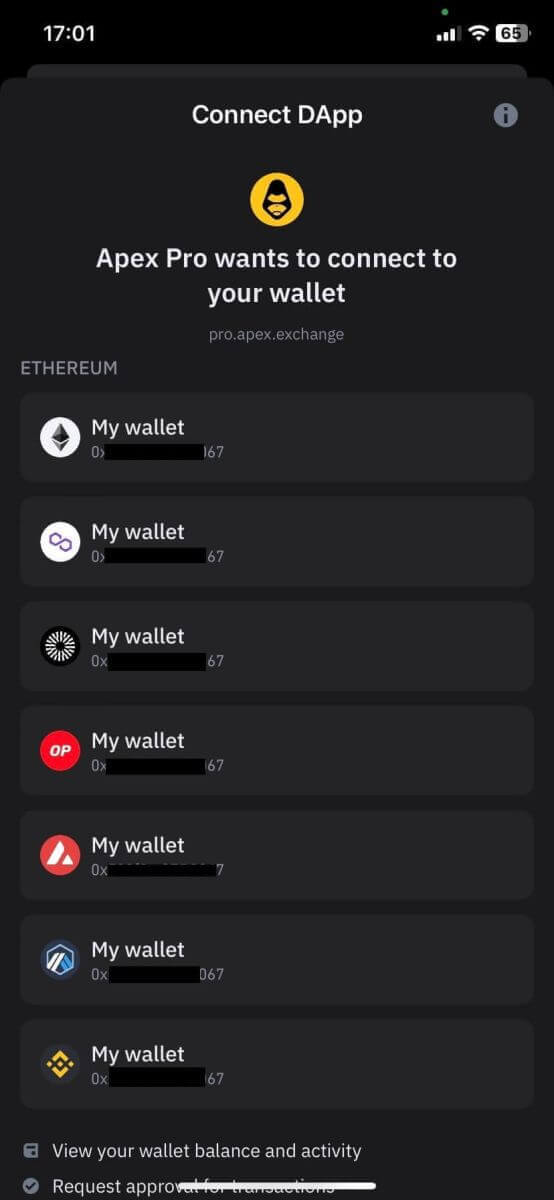 Cómo conectar Wallet e intercambiar criptomonedas en ApeX Cómo conectar Wallet e intercambiar criptomonedas en ApeX