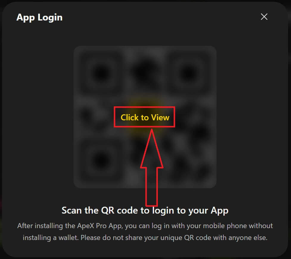 Mokhoa oa ho hokela Wallet ho ApeX App Mokhoa oa ho hokela Wallet ho ApeX App