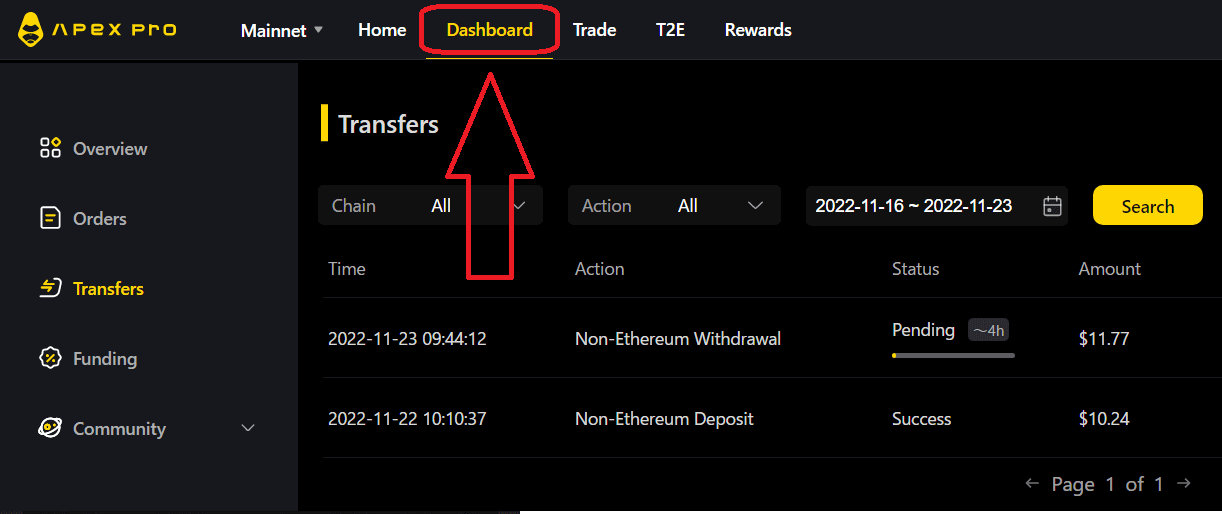 كيفية تداول العملات المشفرة والسحب على ApeX كيفية تداول العملات المشفرة والسحب على ApeX
