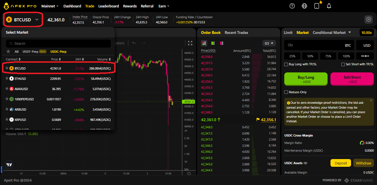 كيفية تداول العملات المشفرة على ApeX كيفية تداول العملات المشفرة على ApeX